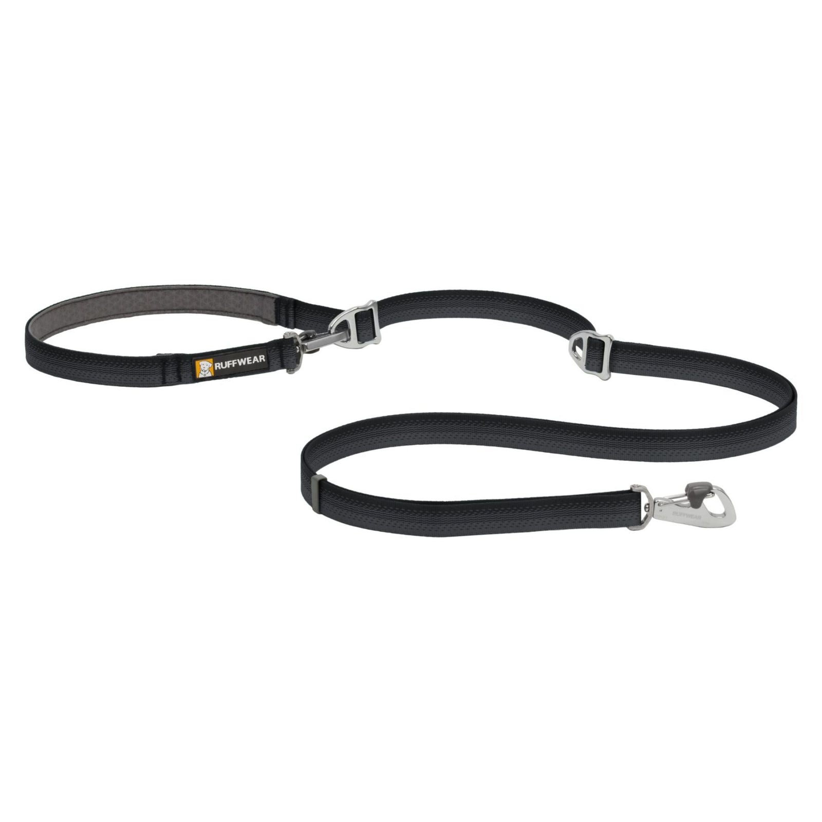 Ruffwear Switchbak Double-Ended Dog Lead in Granite Gray - single hand-held configuration