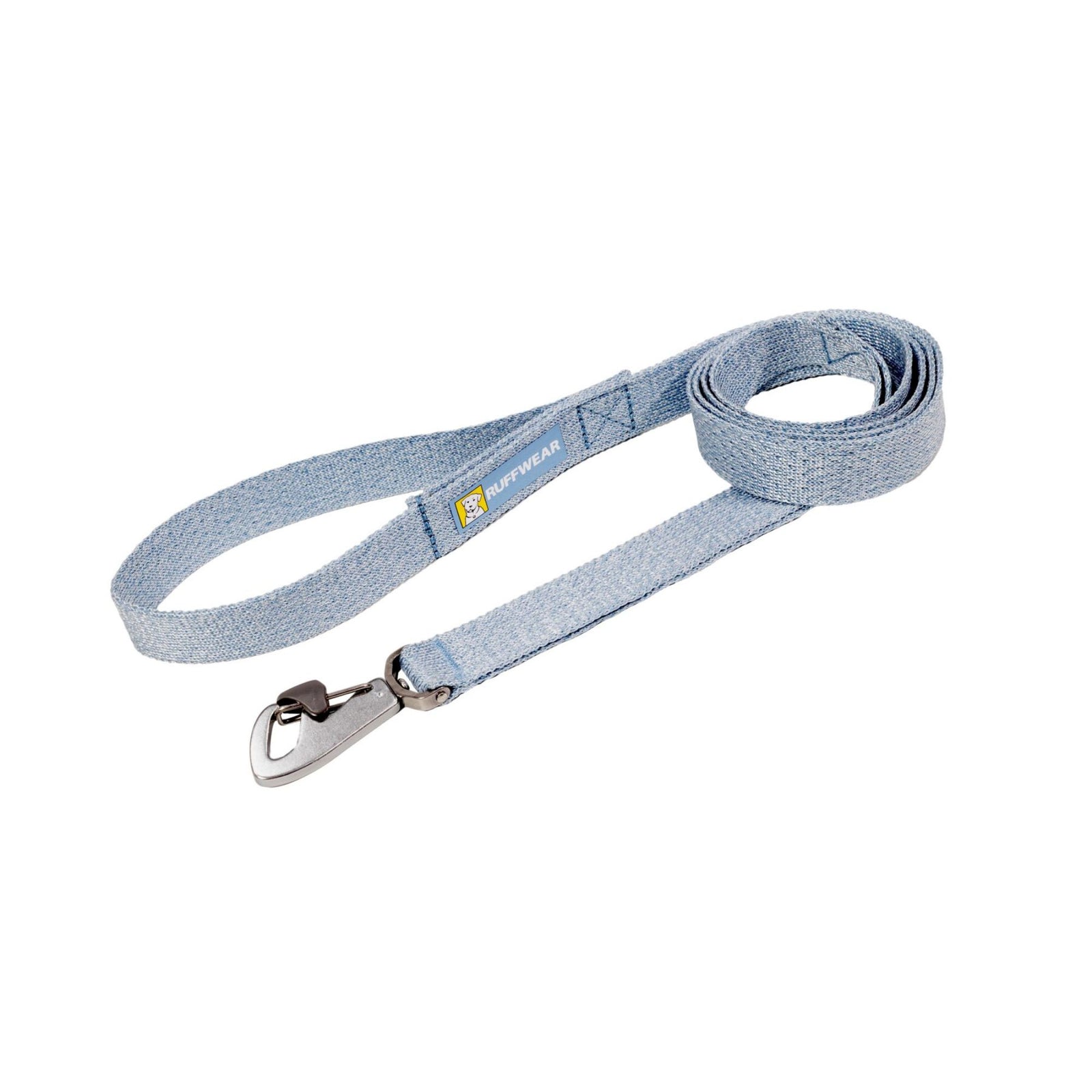 Ruffwear Front Range Flex Lead in Polar Blue, full product shot on white background