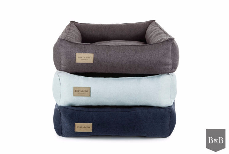 Bowl & Bone Republic Urban Bed Navy, Dog Bed | Barks & Bunnies