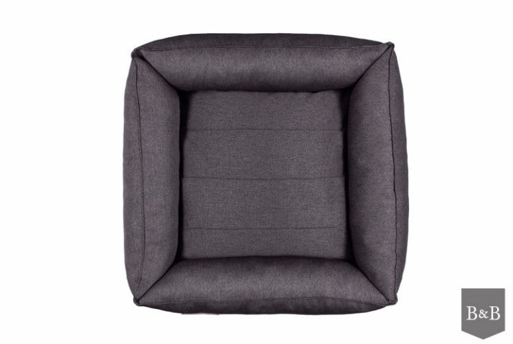 Bowl & Bone Republic Urban Bed Graphite, Dog Bed | Barks & Bunnies