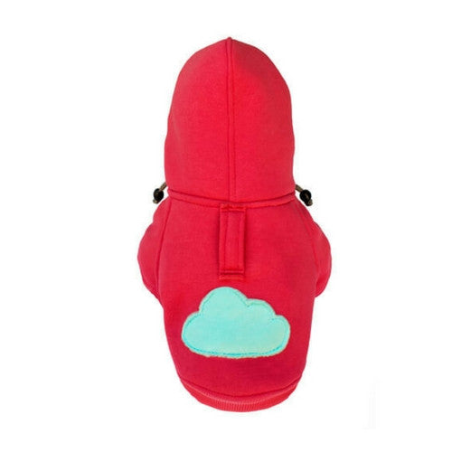 Bowl & Bone Republic Cloud Hoodie Dog Coat Coral | Barks & Bunnies