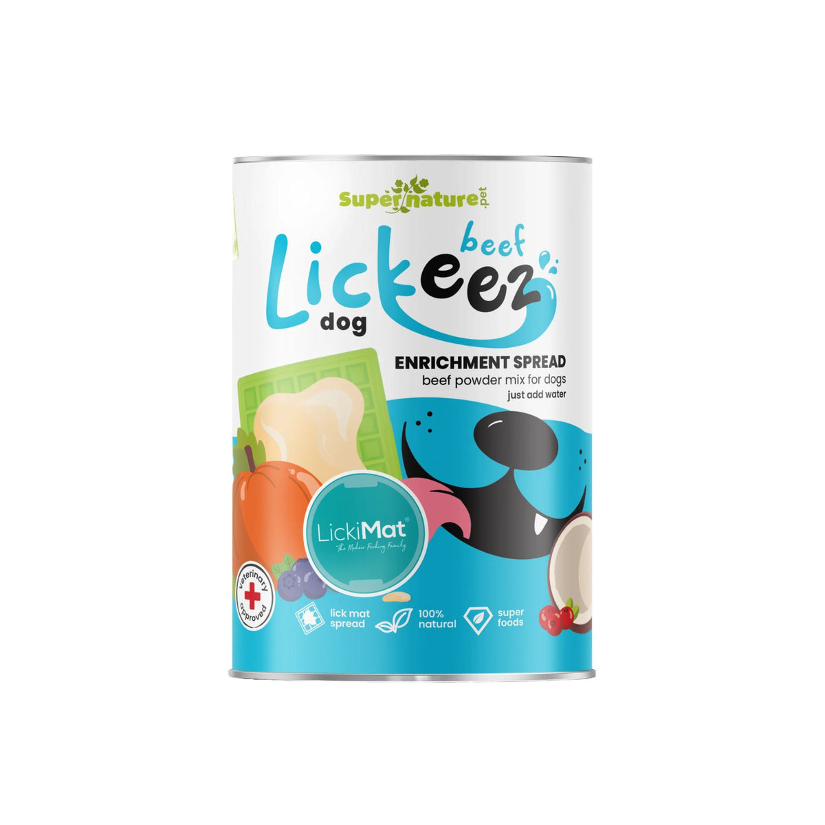 SuperNature Beef Lickeez Enrichment Spread for Dogs | Barks &amp; Bunnies