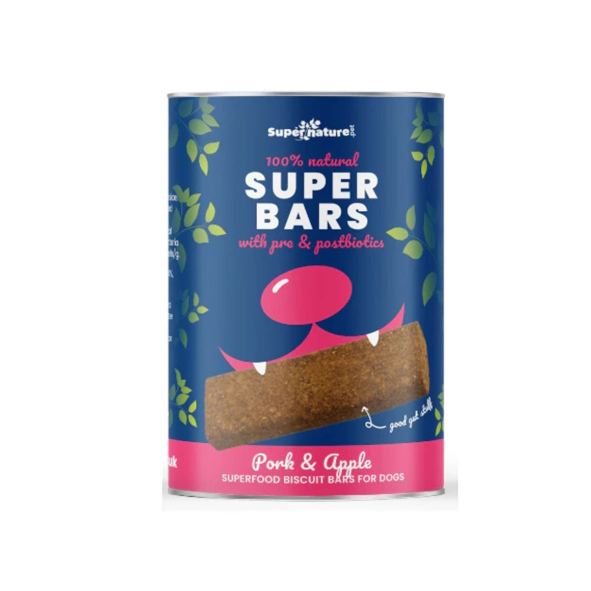 Super Bars Super Bars Pork &amp; Apple Dog Treat Tub | Barks &amp; Bunnies