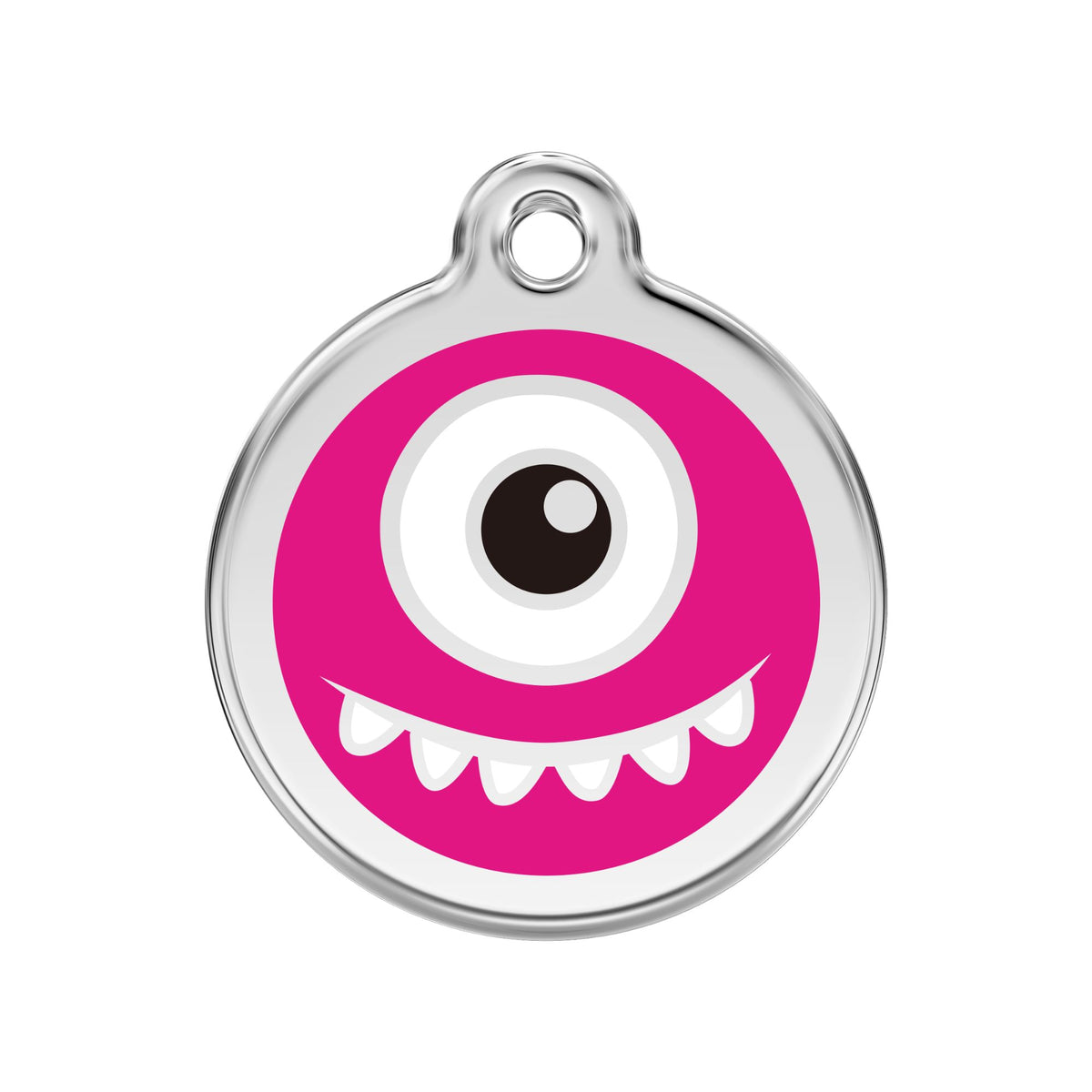 Red Dingo Monster Dog Tag, Enamel Pet Tag UK | Barks &amp; Bunnies