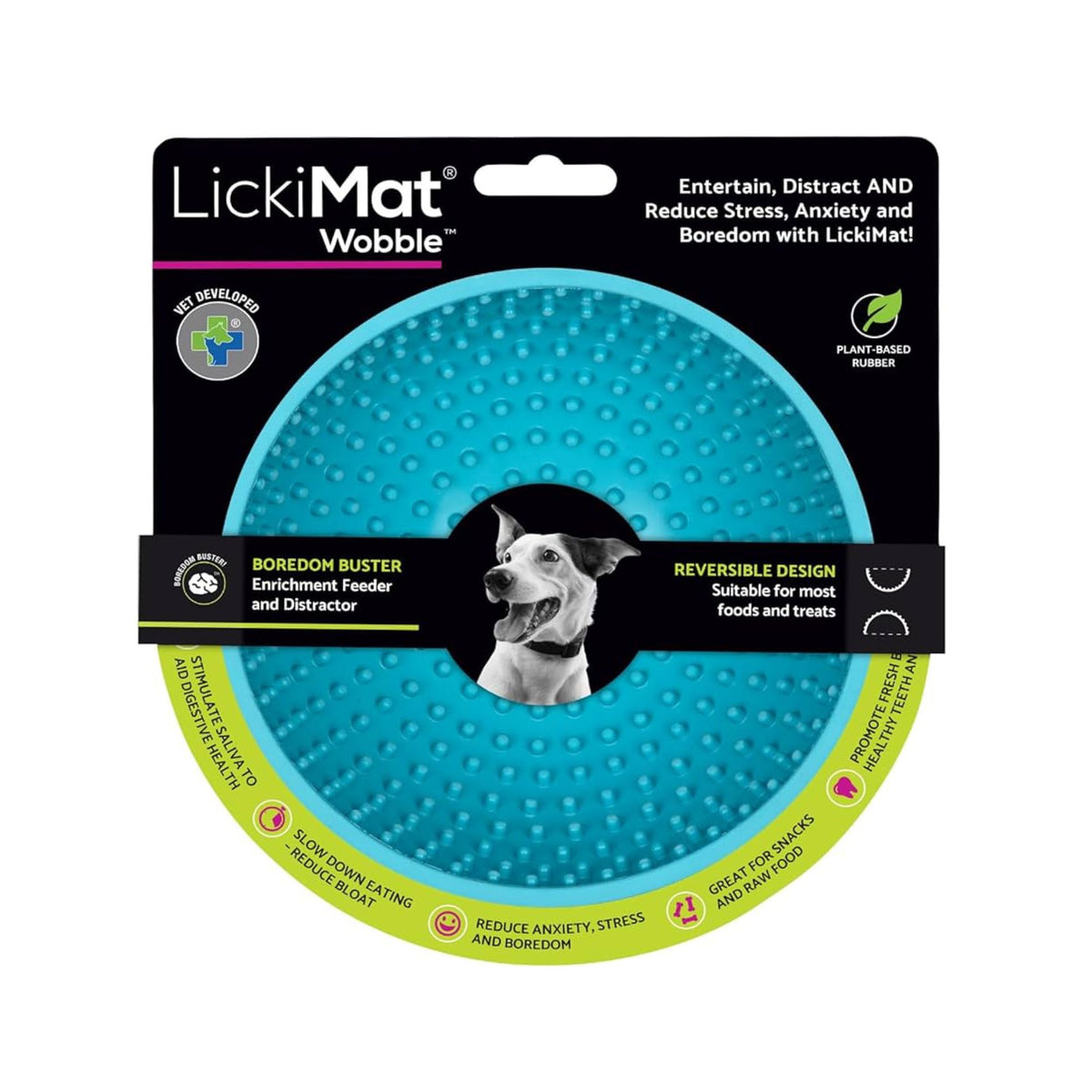Lickimat Wobble Interactive Dog Treat Mat Toy | Barks &amp; Bunnies