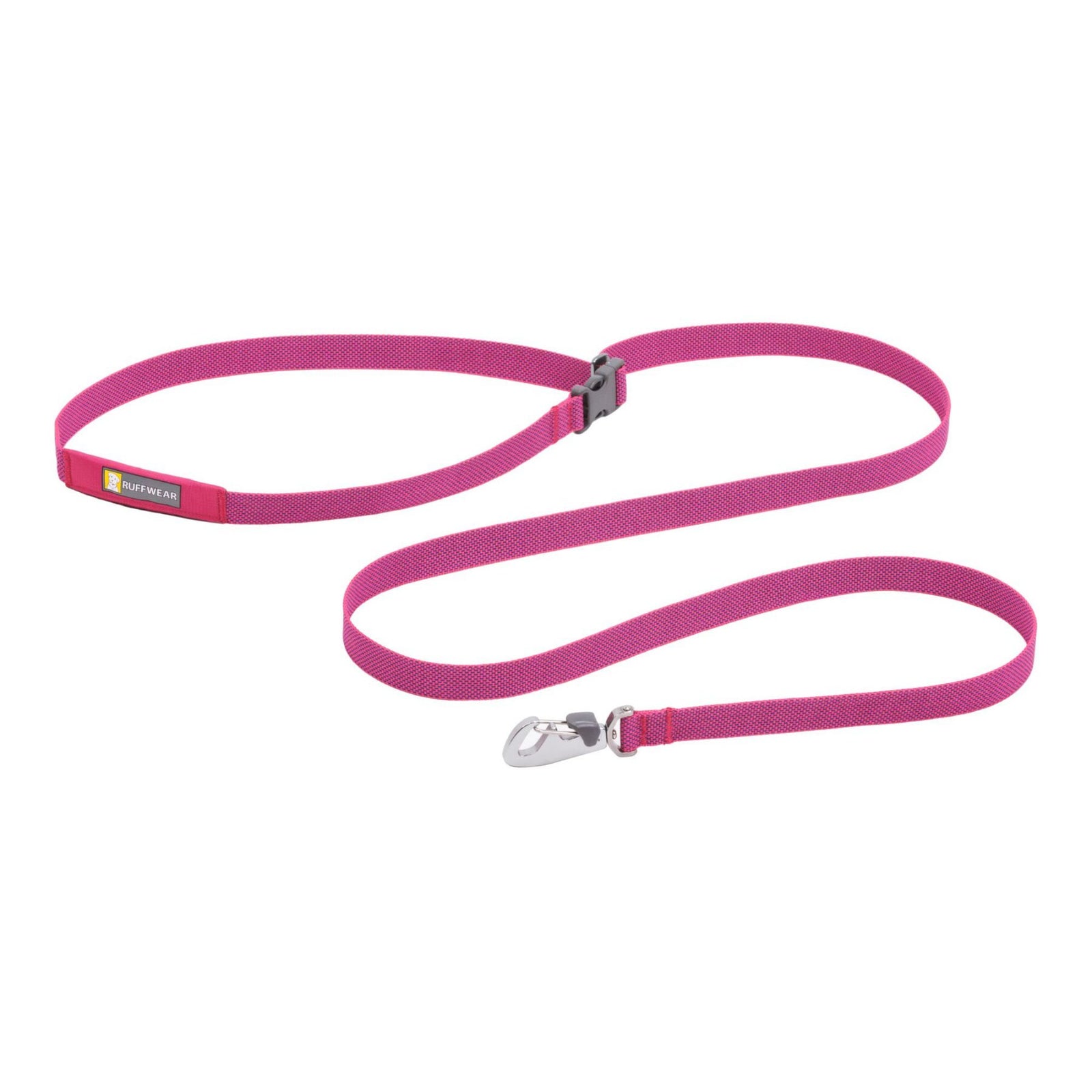 Ruffwear Flagline Dog Lead in Alpenglow Pink on white background