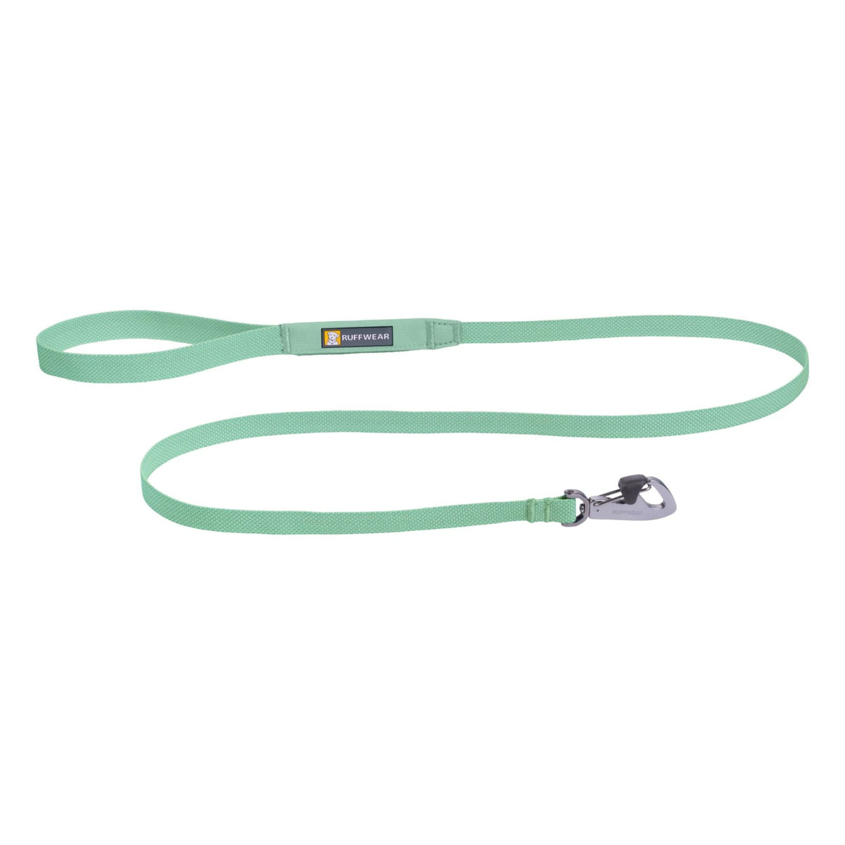 Ruffwear Hi &amp; Light Dog Lead in Sage Green, full product shot on white background