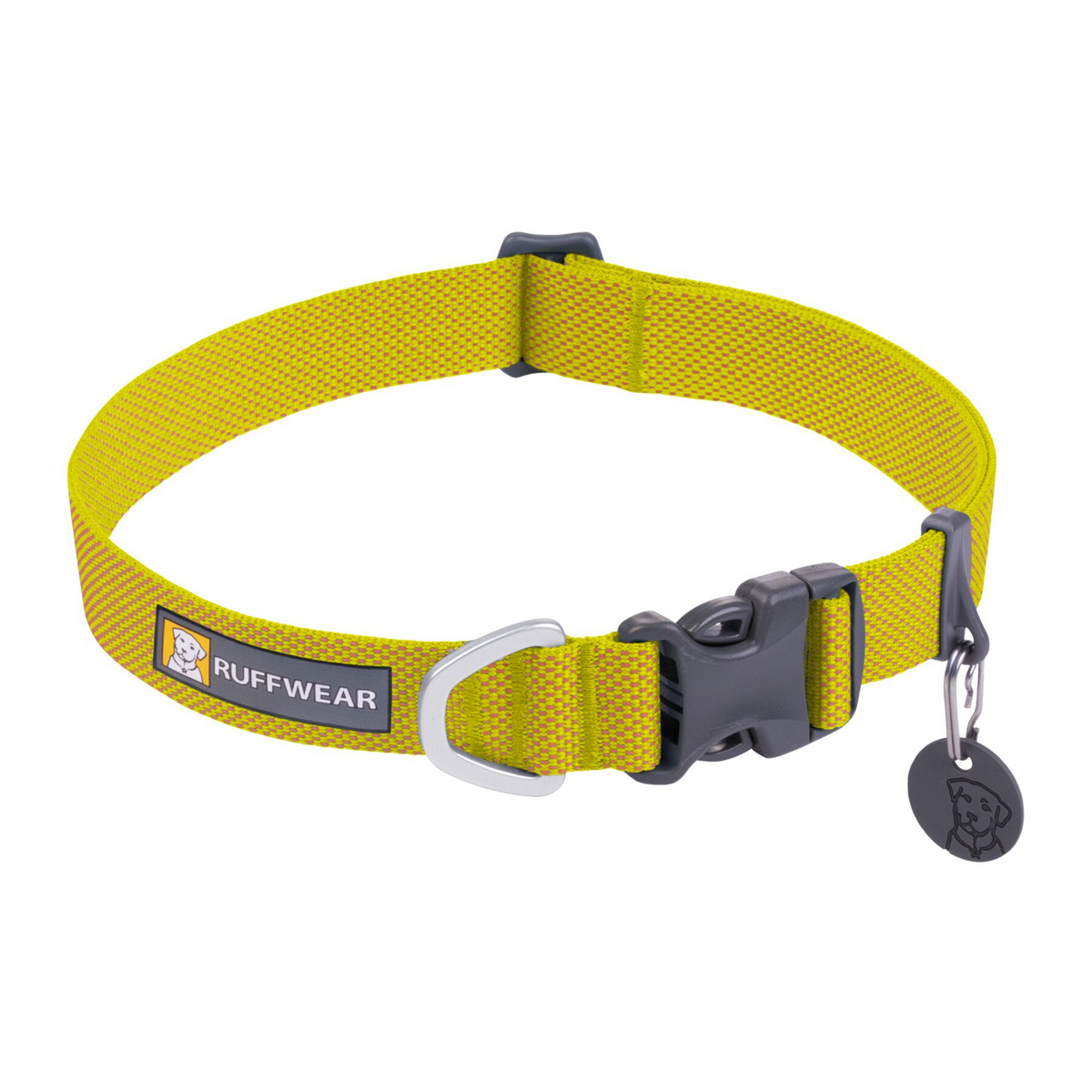 Ruffwear Hi &amp; Light dog collar in Lichen Green