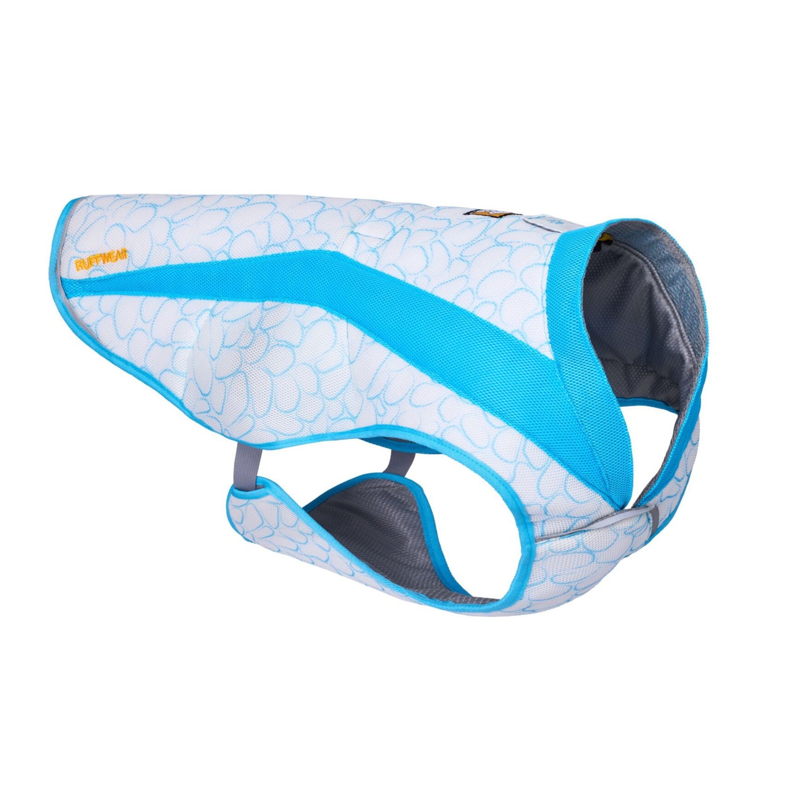 Ruffwear Swamp Cooler Vest in Biolumin Blue, front angled view