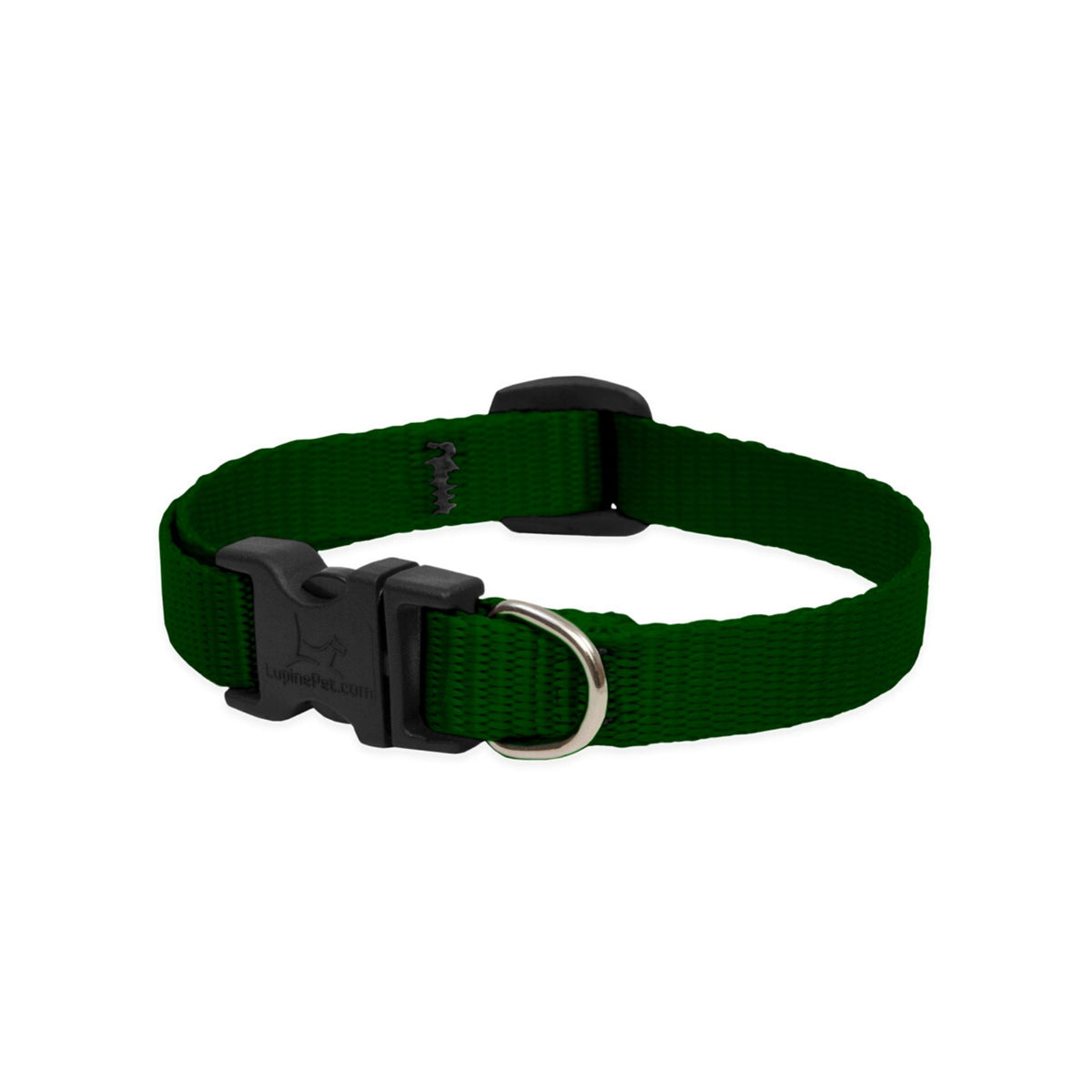 Lupine Basics Dog Collars Green, Solid Plain Colours | Barks &amp; Bunnies