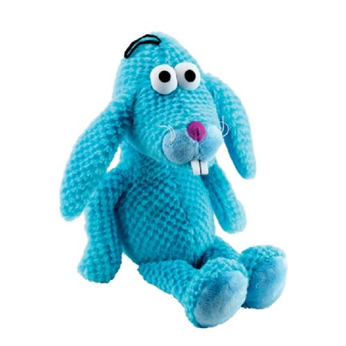 Gor Pets Goofy Dog Toy Blue Bunny, Super Soft, Plush Dog Toy | Barks &amp; Bunnies