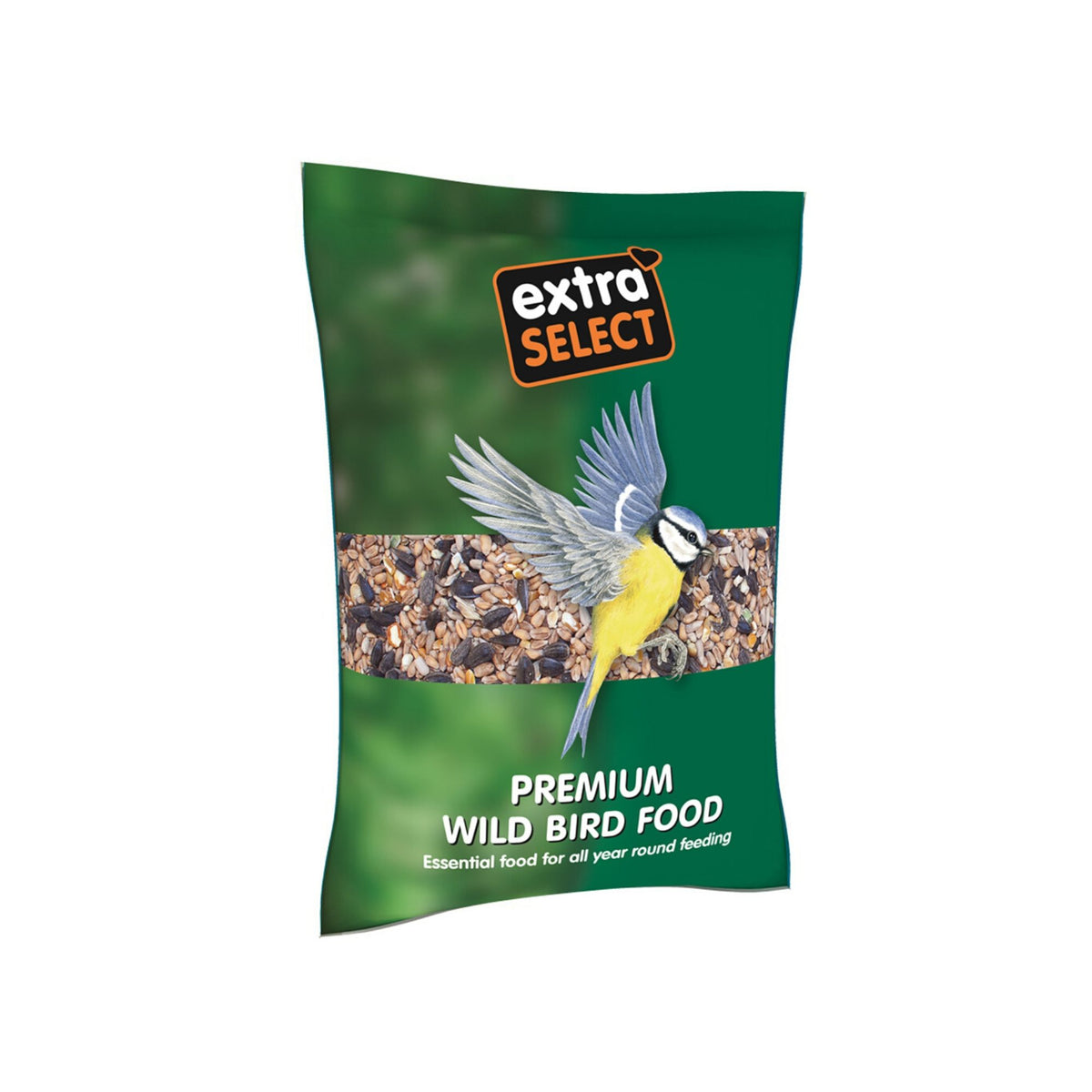 Extra Select Premium Wild Bird Seed 1kg, Bird Food | Barks &amp; Bunnies