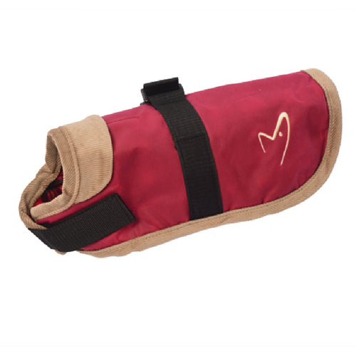 Gor Pets Edinburgh Dog Coat Red, Wax Winter Dog Coat | Barks &amp; Bunnies