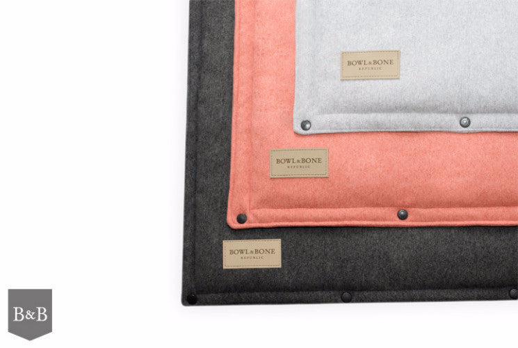 Bowl &amp; Bone Republic Loft Mat Graphite, Travel Dog Bed | Barks &amp; Bun..