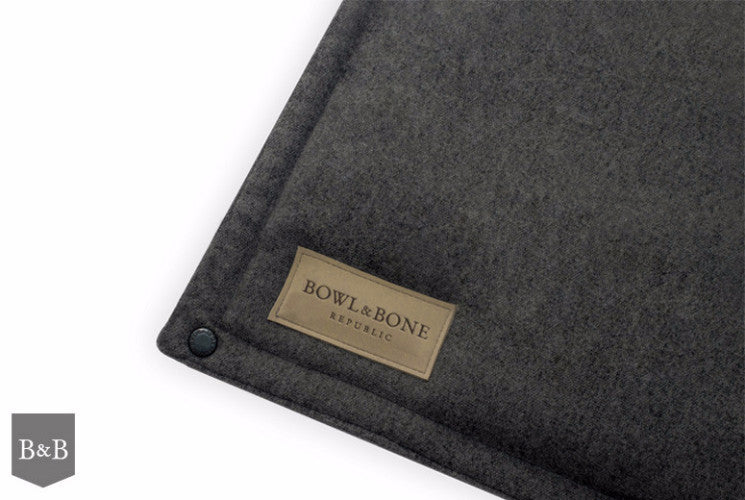 Bowl &amp; Bone Republic Loft Mat Graphite, Travel Dog Bed | Barks &amp; Bun..