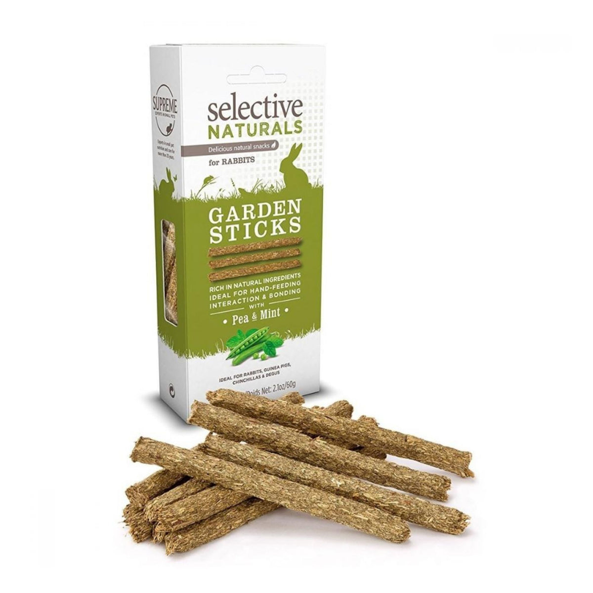 Supreme Selective Naturals Garden Sticks for Rabbits | Barks &amp; Bunnies