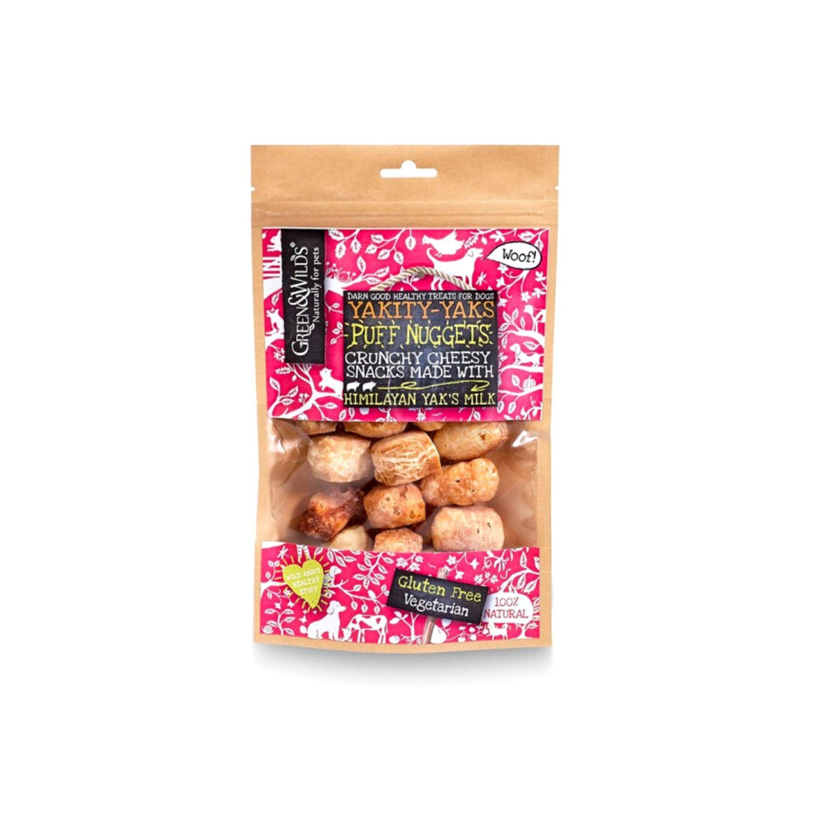 Green &amp; Wilds Yakity-Yak Puff Nuggets, Yakers Dog Chews | Barks &amp; Bunnies