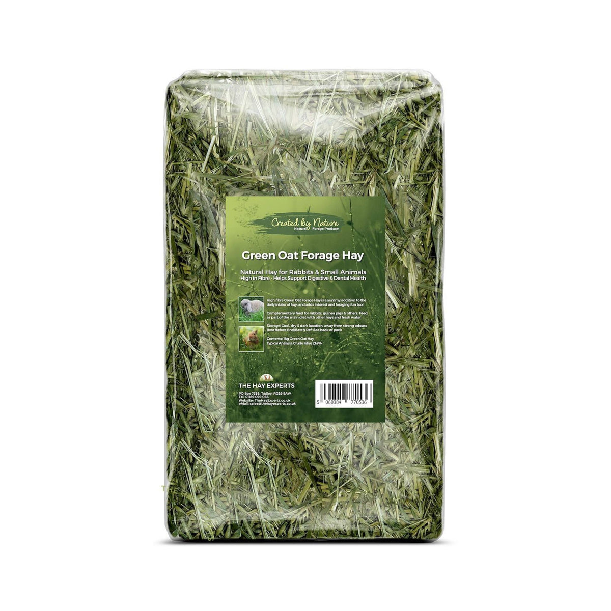 The Hay Experts Green Oat Forage Hay for Small Animals | Barks &amp; Bunnies