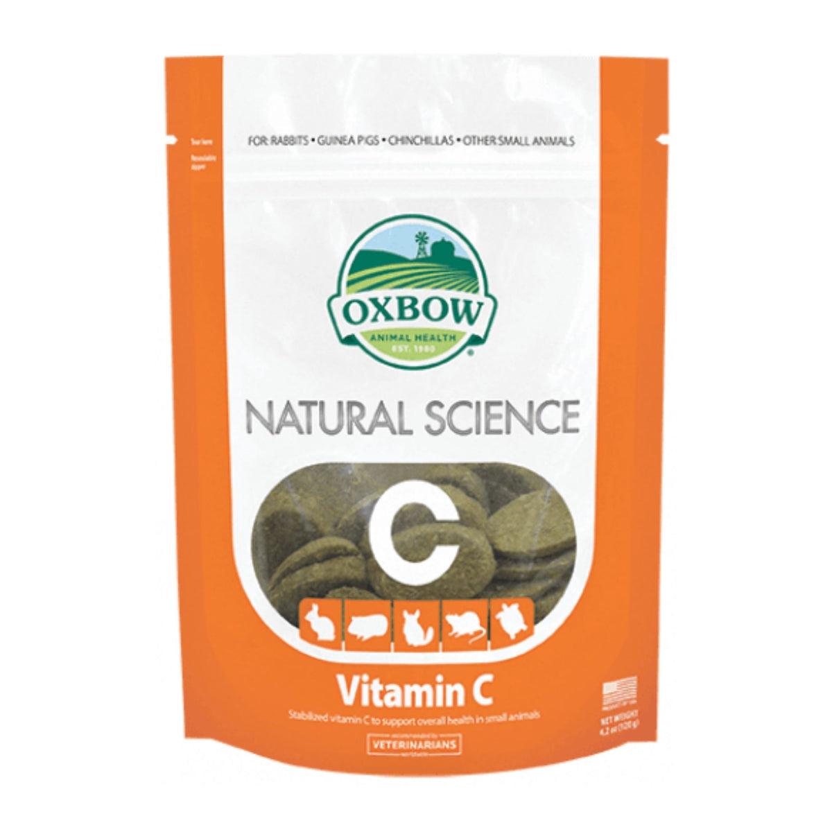 Oxbow Natural Science Vitamin C for Small Animals | Barks &amp; Bunnies