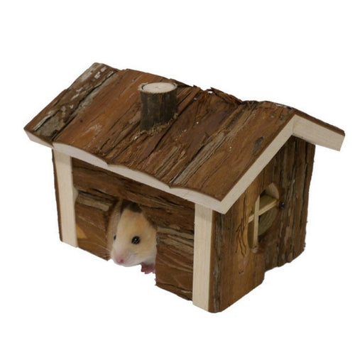 Rosewood Boredom Breaker Forest Cabin for Hamsters &amp; Mice | Barks &amp; Bunnies