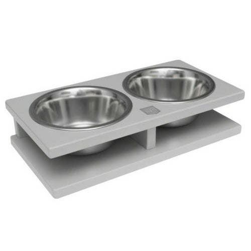 Bowl &amp; Bone Republic GRANDE Grey, Handmade Dog Bowl | Barks &amp; Bunnies