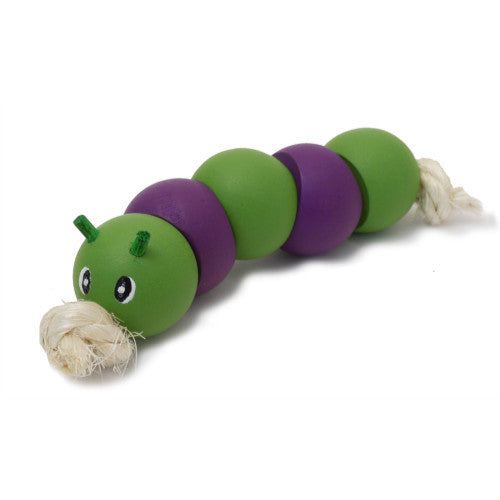 Rosewood Boredom Breaker Woodies Caterpillar Toy | Barks &amp; Bunnies
