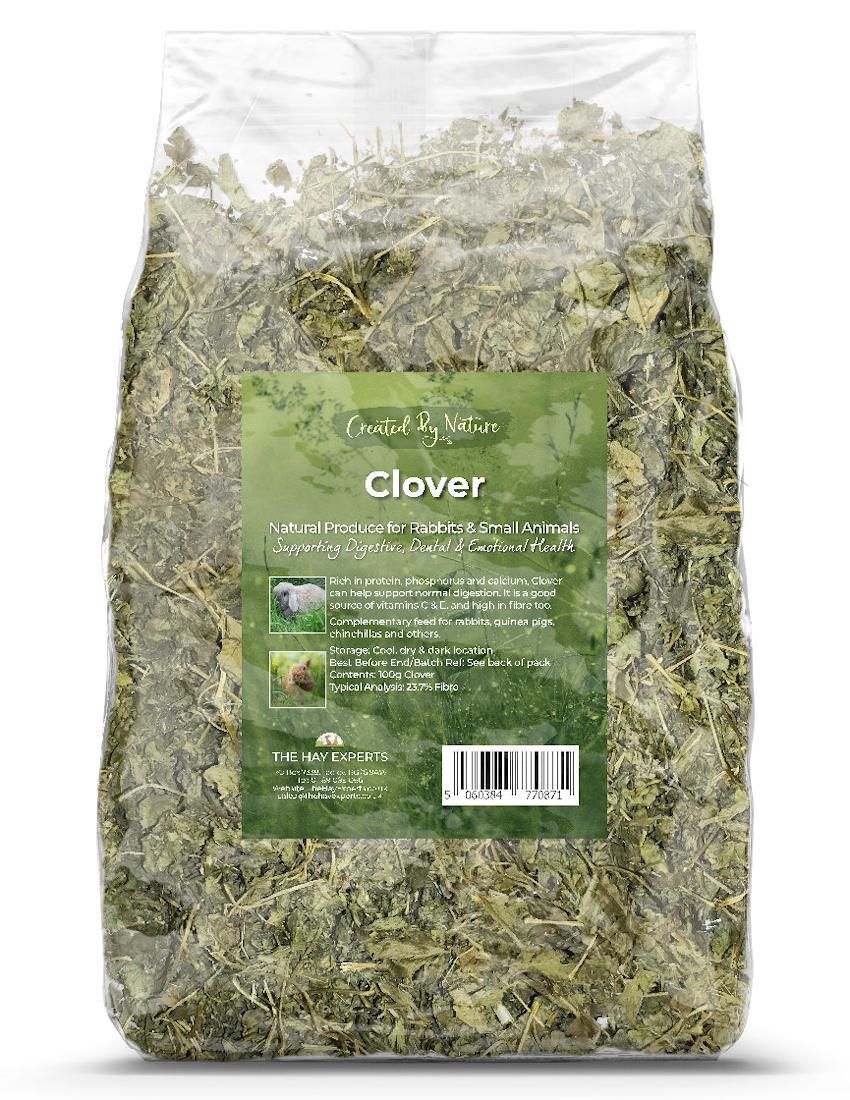 The Hay Experts Clover Leaf, Herbs for Rabbits | Barks &amp; Bunnies