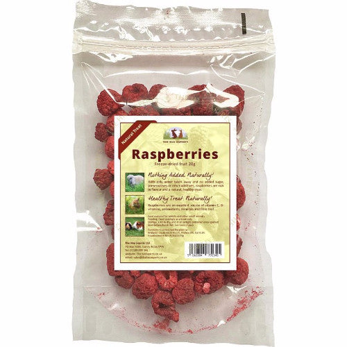 The Hay Experts Freeze Dried Raspberries for Rabbits | Barks &amp; Bunnies