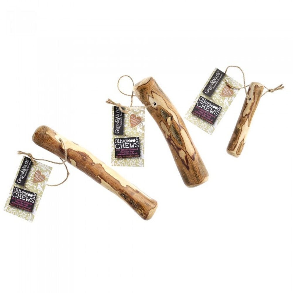 Green &amp; Wilds Olivewood Chew, Eco Friendly Dog Chew | Barks &amp; Bunnies