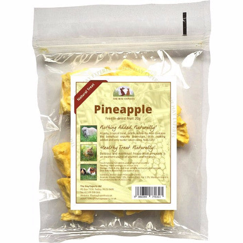 The Hay Experts Freeze Dried Pineapple for Rabbits | Barks &amp; Bunnies