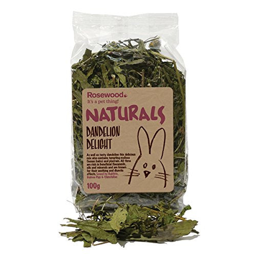 Rosewood Naturals Dandelion Delight, Herbs for Rabbits | Barks &amp; Bu...